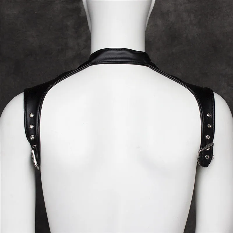 Male Collared Shoulder Chest Harness