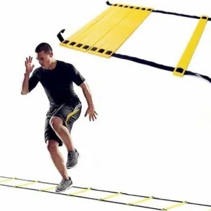 MORGAN ADJUSTABLE 4m SPEED & AGILITY LADDER - FLAT