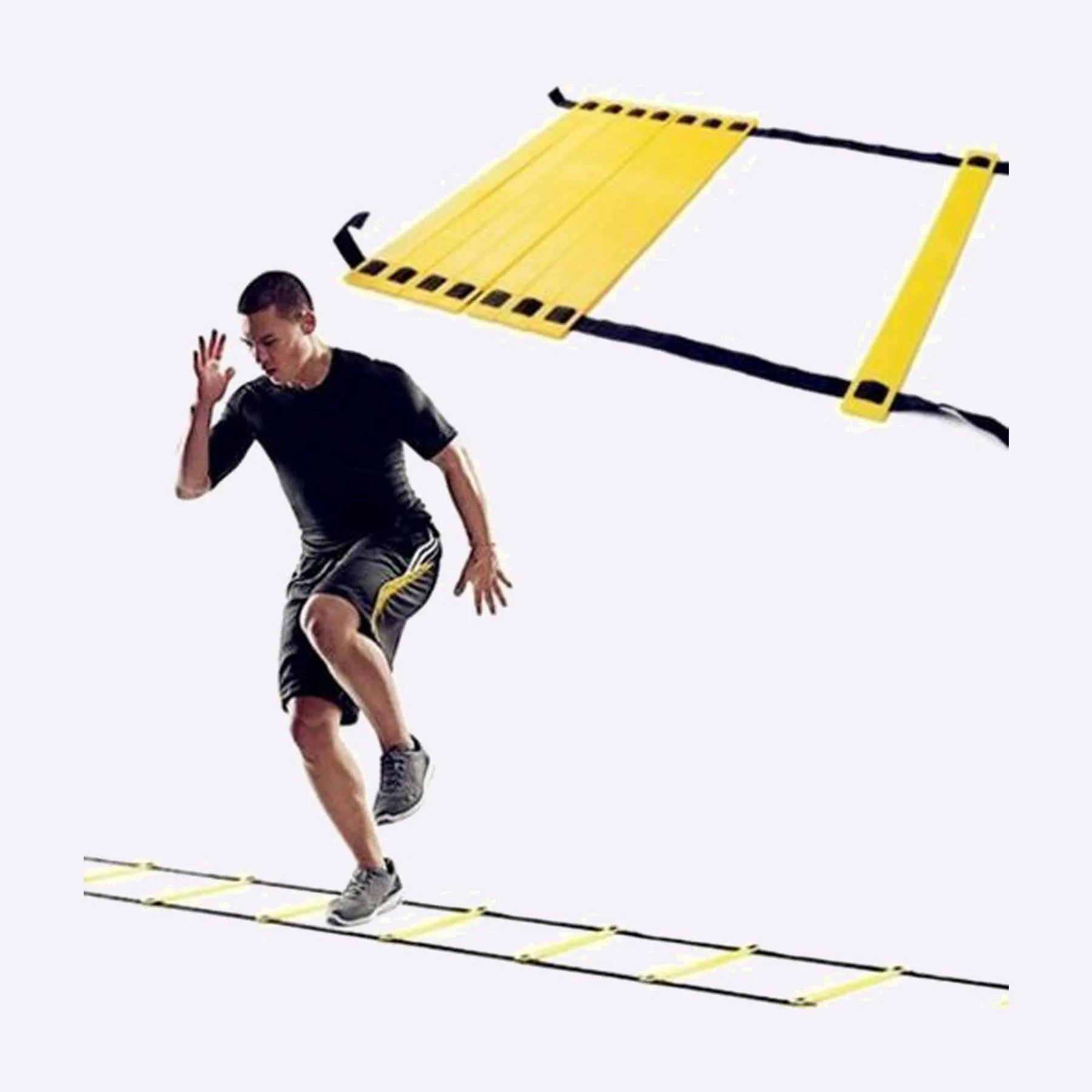 MORGAN ADJUSTABLE 4m SPEED & AGILITY LADDER - FLAT