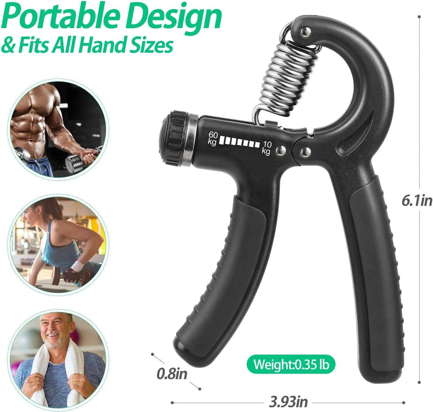 NIYIKOW Grip Strengthener: Customizable Hand Strength in Your Grasp