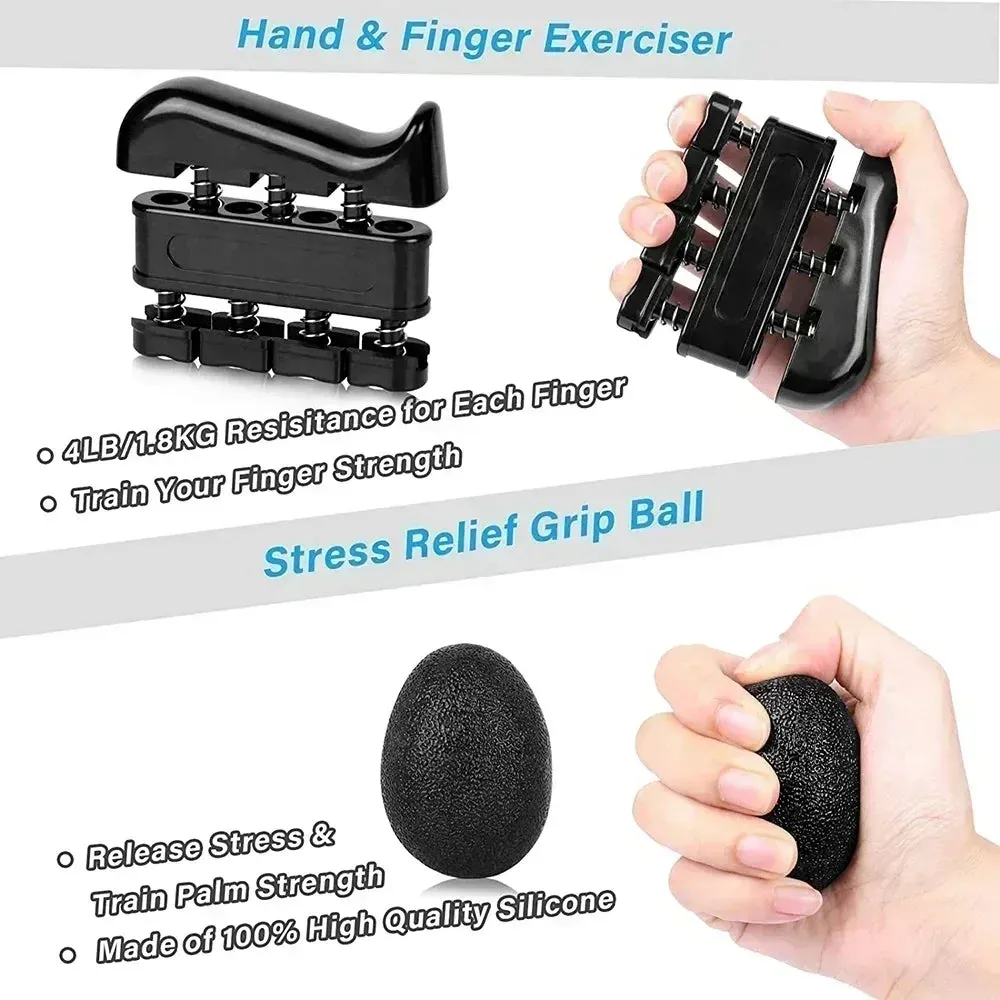 OB Gym Fitness Adjustable Count Hand Grip Set