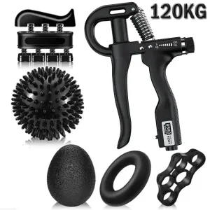 OB Gym Fitness Adjustable Count Hand Grip Set