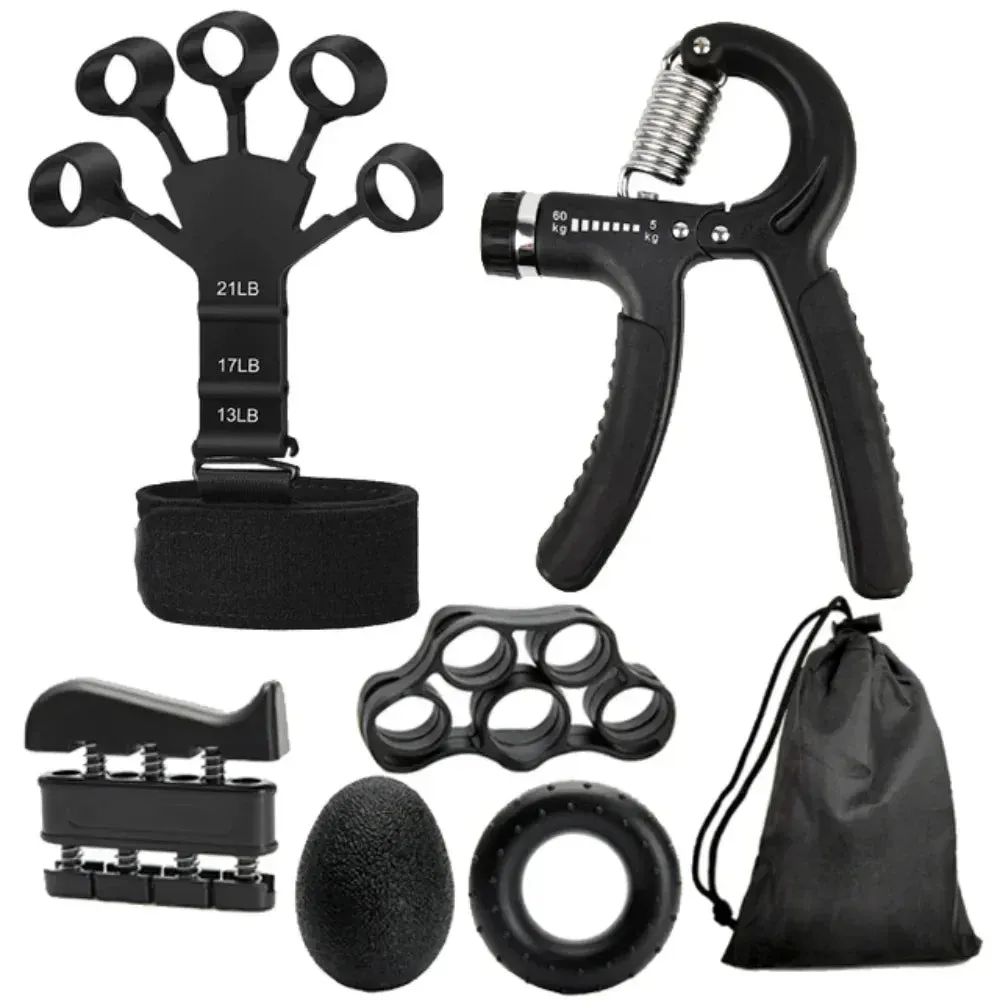 OB Gym Fitness Adjustable Count Hand Grip Set