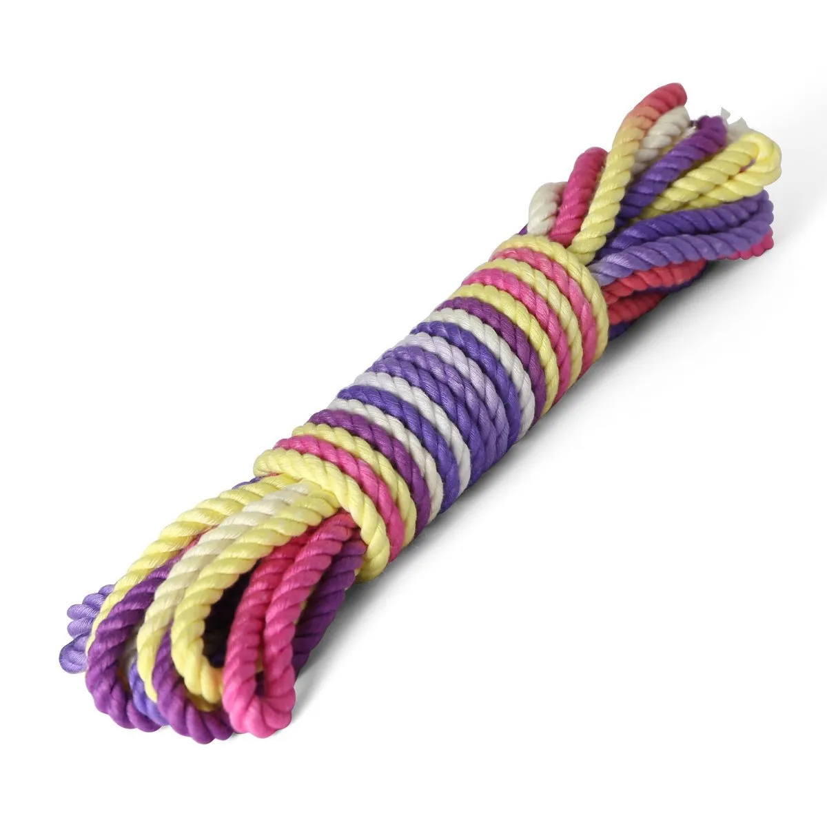 Rainbow Color Silk Kinbaku Rope - 8 meters