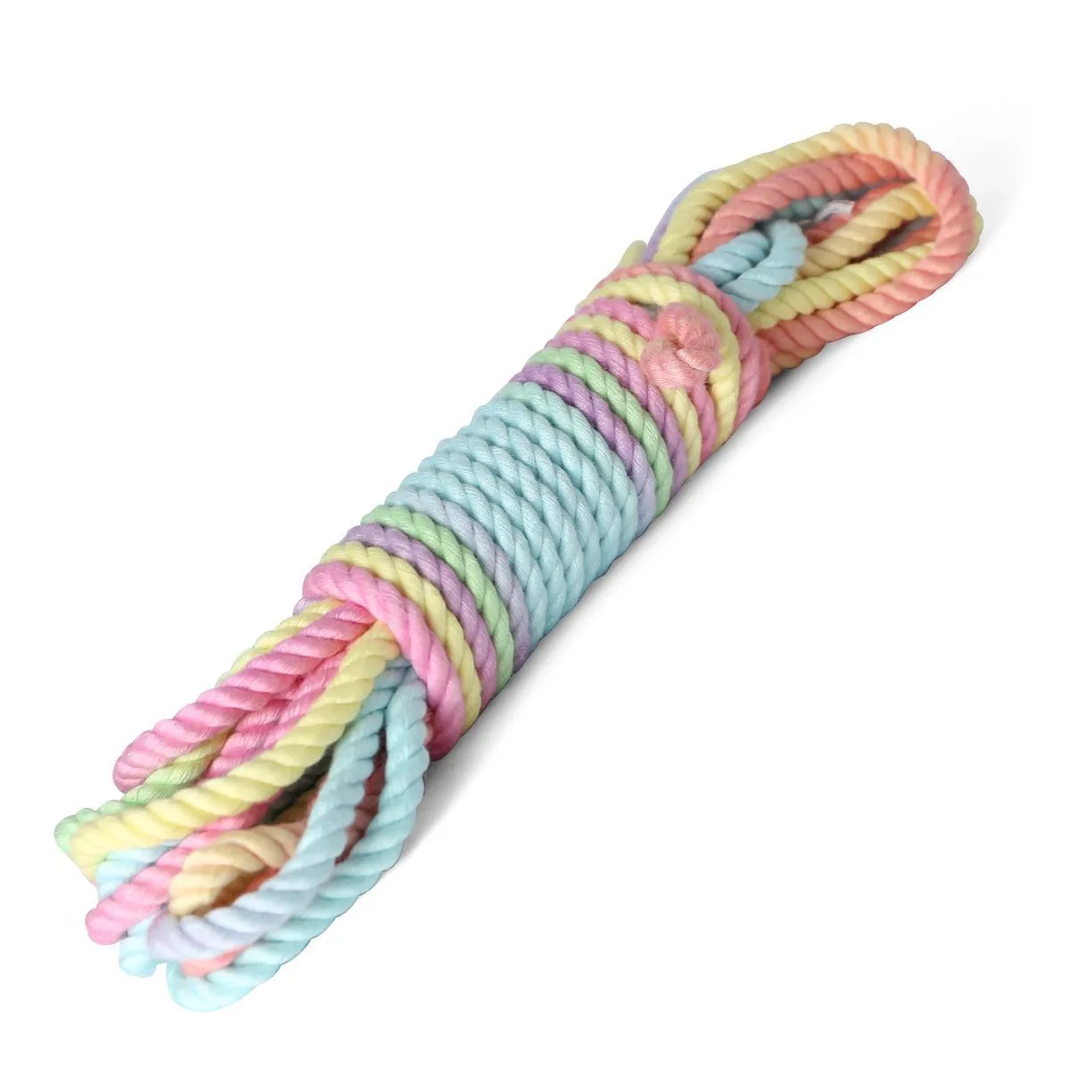 Rainbow Color Silk Kinbaku Rope - 8 meters