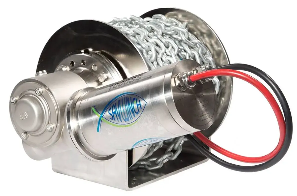 Savwinch 450-SS Signature Stainless Steel Drum Winch kit - Suits boats up to 4.50m