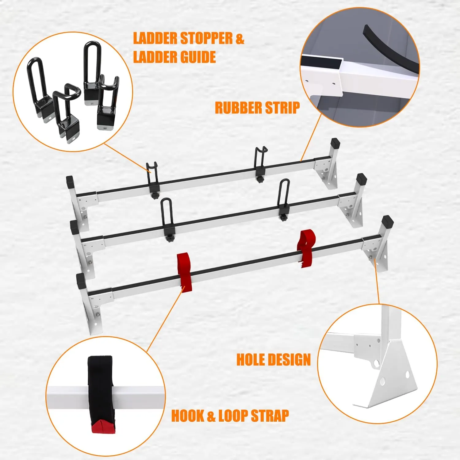 Van Roof Ladder Racks Fit for Ford Transit Connect 2014-on