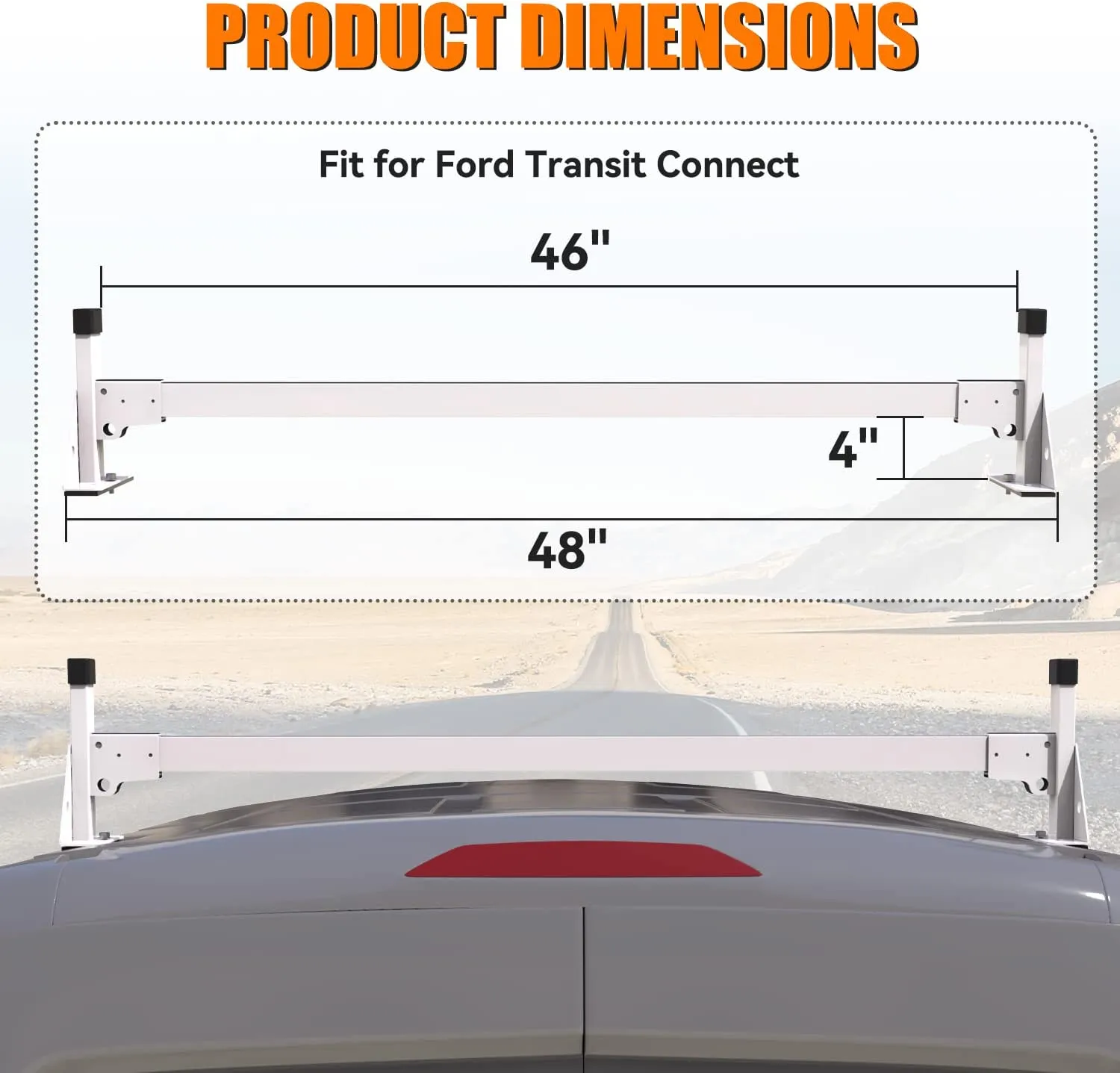 Van Roof Ladder Racks Fit for Ford Transit Connect 2014-on