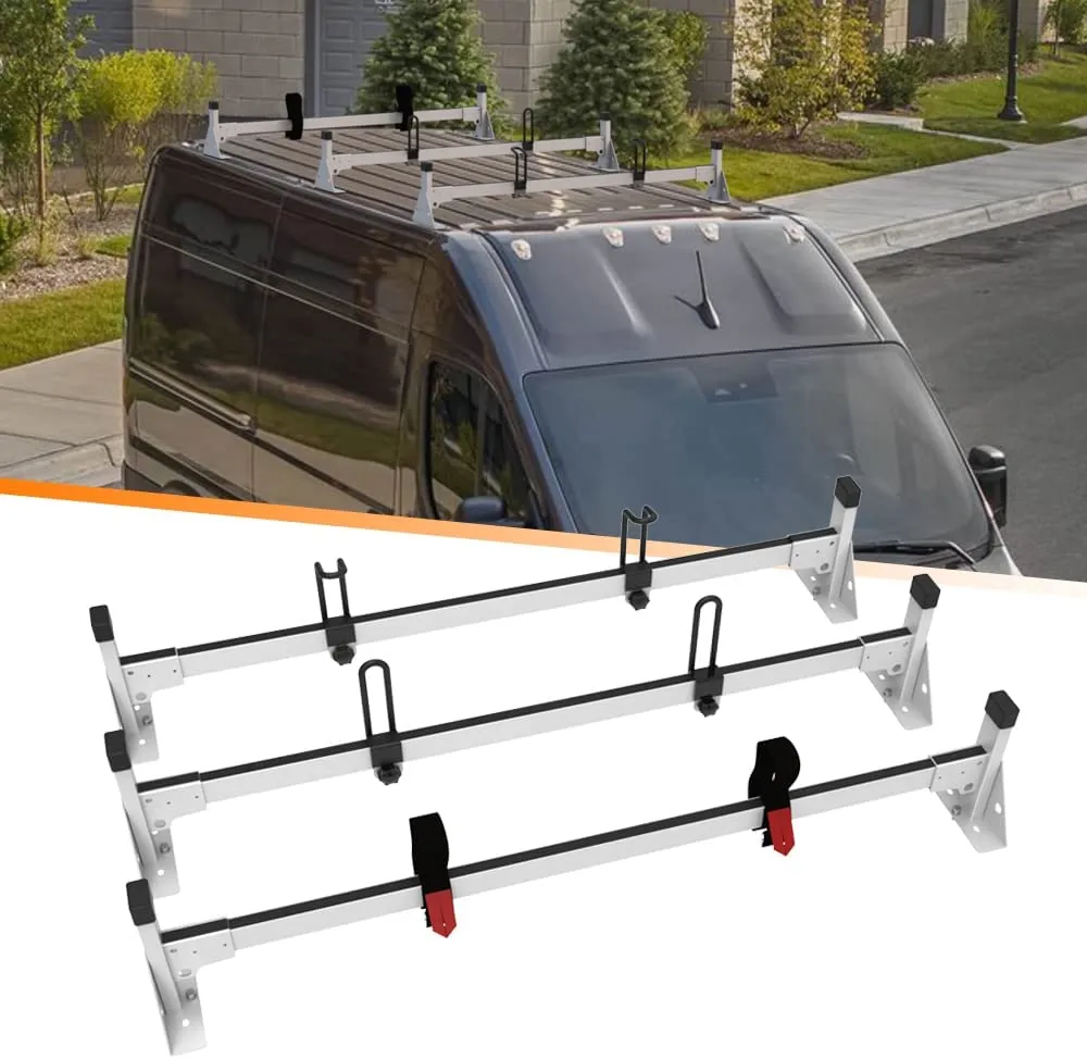 Van Roof Ladder Racks Fit for RAM ProMaster City 3 Bars