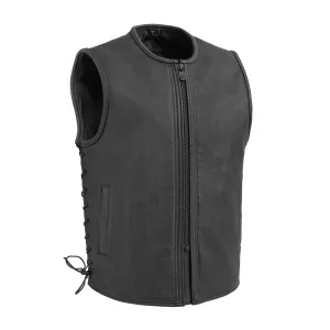 Venom Men's Motorcycle Leather Vest